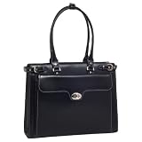 Mcklein USA 94835 Winnetka W Series Italian Leather Ladies Briefcase - Black