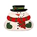 Snowman Christmas Napkin Holding Placemats, 4Pc
