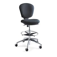 Safco : Metro Extended Height Swivel/Tilt Chair, 22-33 Seat Height, Black/Fabric -:- Sold as 2 Packs of - 1 - / - Total of 2 Each