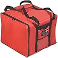 Rubbermaid Commercial Products FG9F3800RED PROSERVE Insulated Professional Delivery Bag, Pizza Catering Bag, Small, Red
