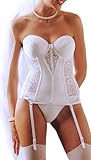 Va Bien La Femme Fatale Long Line Bustier (523) 36DD/Black