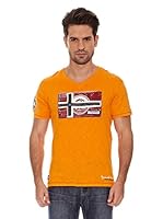 Geographical Norway Camiseta Jeographic Ss Men 202 (Naranja)