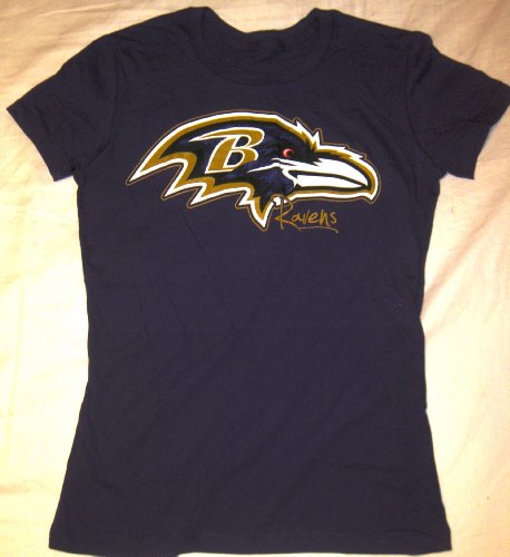Baltimore Ravens Purple Short Sleeve Women's T-shirt (Medium)