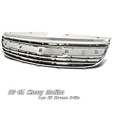 00-05 Chevy Malibu 1Pc Grill Shell All Chrome