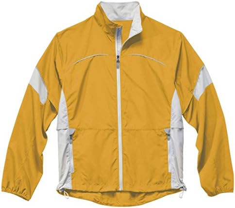 Storm Creek Adult Zippered Windbreaker Jacket, Sail/Platinum, Large