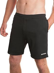 Yoga Crow Mens Swerve Shorts with Moisture Wicking Inner Liner, Crow Black, Medium