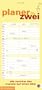 Planer f�r Zwei Kalender 2013 - Planer - 3 Spalten - Wandkalender 21 cm x 45 cm