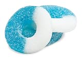 Albanese Blue Rasberry Blue-White, Gummi Rings, 4.5-Pound Bags (Pack of 2)