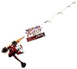 rip city 6-pack ice fishing rod/reel combo 28 med medium lot of 6 six combination