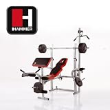 Banc de musculation inclin� Hammer avec dossier ajustable avec le si�ge. Ba