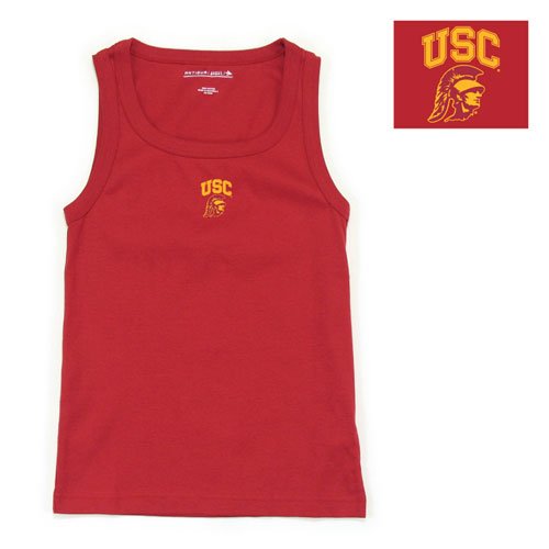 Antigua Usc Trojans Women's Ribbed Tank Top Small
