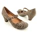 NAYA Cara Brown Narrow Heels Pumps Shoes Womens Size 6