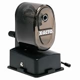 X-ACTO Bulldog Vacuum Mount Manual Pencil Sharpener, Color May Vary (1178)