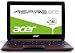 Acer Aspire One D270 25,7 cm (10,1 Zoll) Netbook (Intel Atom N2600, 1,6GHz, 1GB RAM, 320GB HDD, Intel GMA 3600, Bluetooth, Win 7 Starter) rot