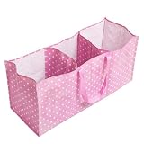 Pink and White Recycling Bags, Toy Tidy