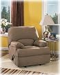 Duraplush Mocha Glider Recliner By Ashley Furniture
