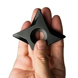 SM001-Black: Black Ninja Shuriken Magnet by MEGAWING