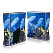 Sharks And Turtle Design Protector Skin Decal Sticker for Xbox 360 S Game Console Full Body