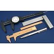 5Pc Machinist Square MM Caliper Gauge Scriber Tool Set
