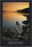 Destiny (Canoe in Water) Art Poster Print - 24 X 36