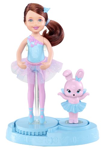 Barbie - X8819 - Mini-Poupée - Chelsea et son Lapin en Tutu - Bleu