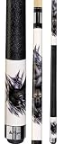 Artistic Series Howling Wolves 58 Two-Piece Pool Cue (18-21 oz) - Billiards Equipment