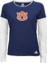 Auburn Tigers Women's adidas 'Loud & Proud' Long Sleeve Layered Tissue Tee