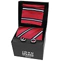 Boston Traveler JS Series Handmade Tie Gift Set - Red