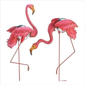 Flamingo Gazing Ball Stakes by NetGift