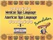 MSL Mexican Sign Language to from ASL American Sign Language Translator Dictionary for Windows Only