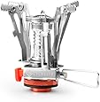 Etekcity Ultralight Portable Outdoor Backpacking Camping Stoves with Piezo Ignition (Orange)