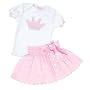 Mud Pie Baby Little Princess 2-Piece Skirt and T-Shirt Set