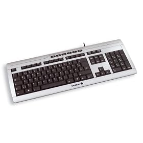 Cherry - G85-23100FR-2 - eVolution Stream  XT - Clavier filaire multim�dia - Noir