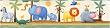 Jungle Adventure Animal Nursery Peel & Stick Border
