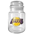 Los Angeles Lakers 31oz Glass Candy Jar - Primary Logo NBA Basketball