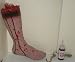 Gross Bloody Severed Leg Halloween Prop Soft Latex Image