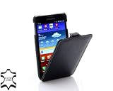 Produkt-Bild: Stilgut Exklusive Ledertasche Ultraslim f&uuml;r Samsung Galaxy Note N7000 in Schwarz
