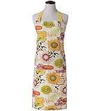 VAPSINT&reg; Women Bib Kitchen Apron, with Pockets, 100% Cotton, Machine Washable