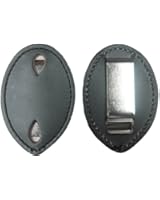1131 Badge Holder Clip On Leather