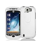 Electromaster(TM) Brand - White Rubberized Snap-On Hard Skin Case Cover New ....
