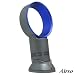 Airso Super Quality 10-inch Bladeless Cooling Oscillating Pedestal Table Fan /, Gray Blue