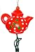 Set Of 10 Red & Green Teapot Novelty Christmas Lights #UL1936