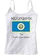 MINNESOTA - THE NORTH STAR STATE - FLAG - State Series - White Women's / Girls Camisole (Girlie / Babydoll)