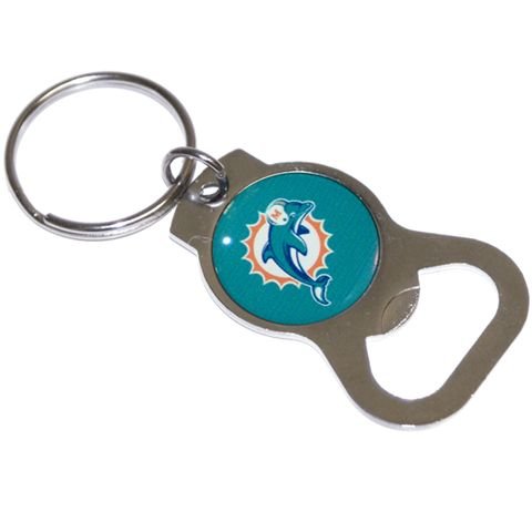 Miami Dolphins Bottle Opener Keyring