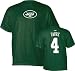 Brett Favre Green Reebok Name & Number New York Jets T-Shirt - Small
