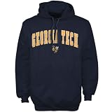 Georgia Tech Yellow Jackets Navy Blue Mascot One Hoody Sweatshirt
