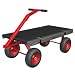 Rubbermaid Commercial 4478 2000 lbs Mass Capacity, 56-1/4" Length x 24-1/4" Width x 17-1/2" Height, Black 5th Wheel Wagon Truck