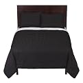 Home Damask Comforter Set - Ebony