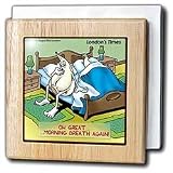Garlic Mornings - 6 Inch Tile Napkin Holder