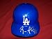Russell Martin Autographed Los Angeles Dodgers Full Size Batting Helmet, Proof Photo of Russell Signing for Us.